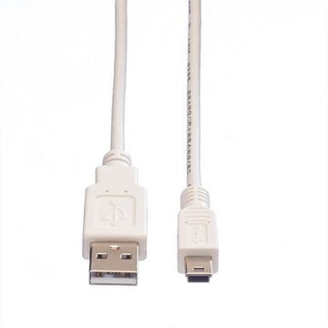 VALUE USB 2.0 Kabel USB-Kabel, USB 2.0 Typ A Männlich (Stecker), USB 2.0 Typ 5-pin Mini Männlich (Stecker) (80.0 cm), Typ A - 5-Pin Mini