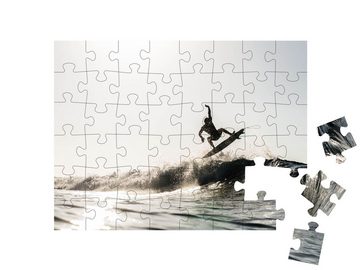 puzzleYOU Puzzle Lifestyle Surfen, 48 Puzzleteile, puzzleYOU-Kollektionen Sport, Surfen, Menschen