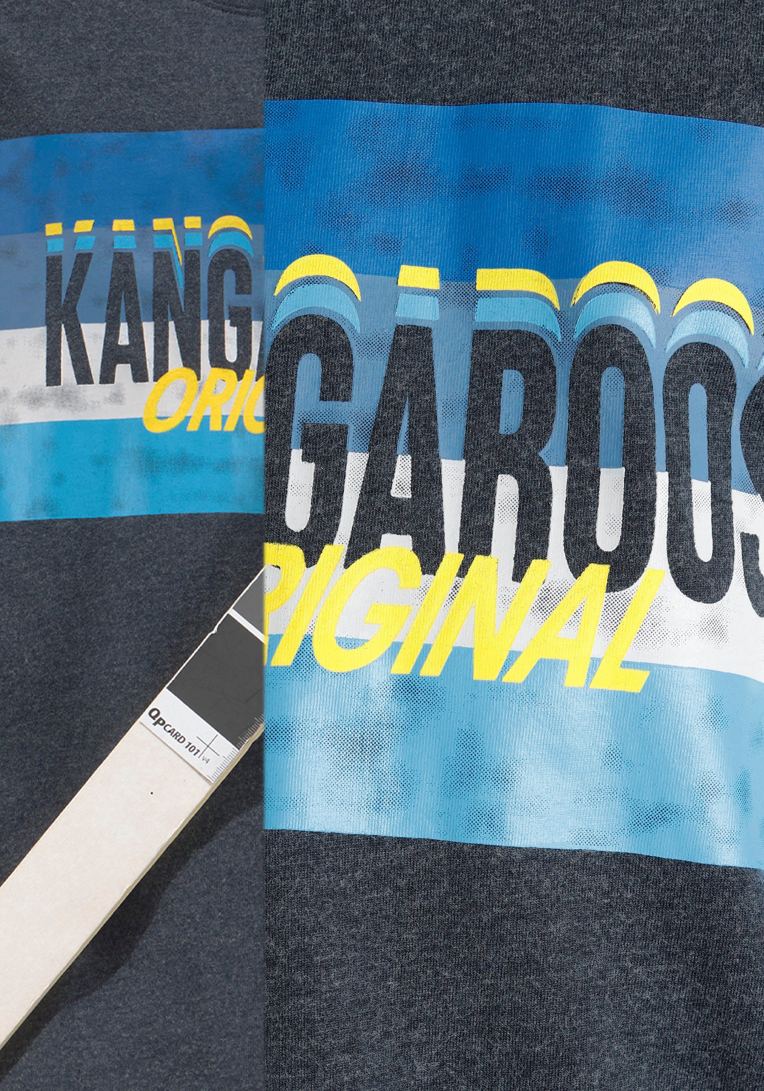 KangaROOS Langarmshirt in melierter Qualität