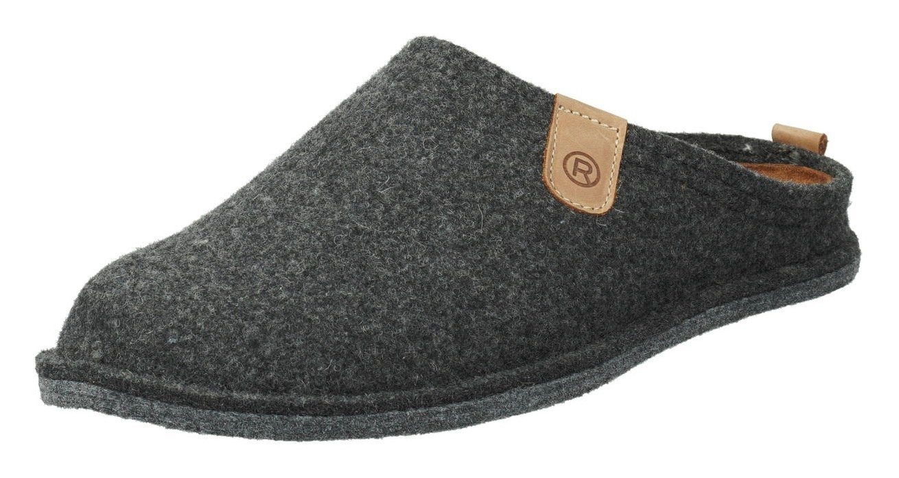 Rohde LUCCA-H Pantoffel mit herausnehmbarer Leder-Innensohle, Weite G