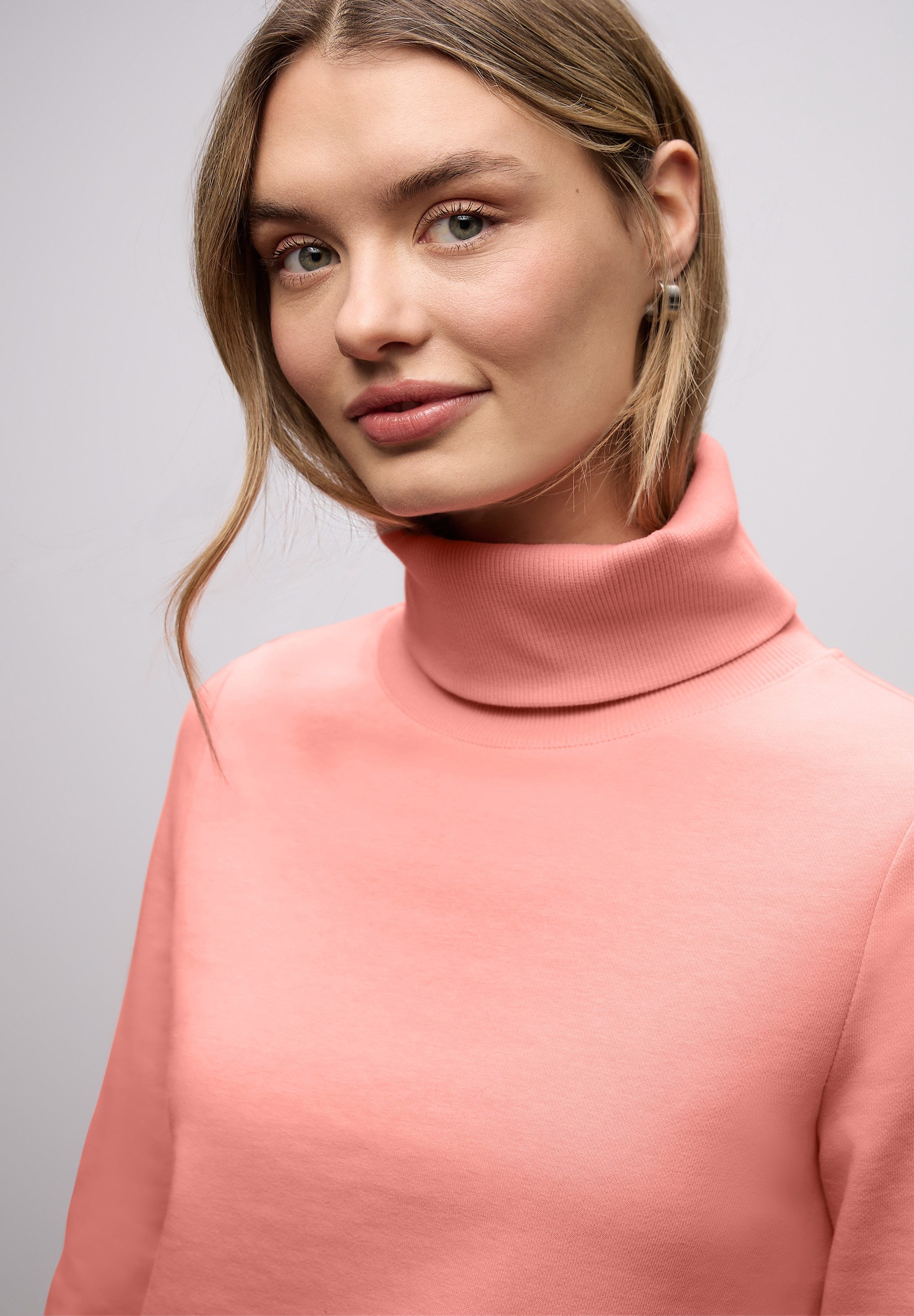 STREET ONE Sweater mit Stehkragen