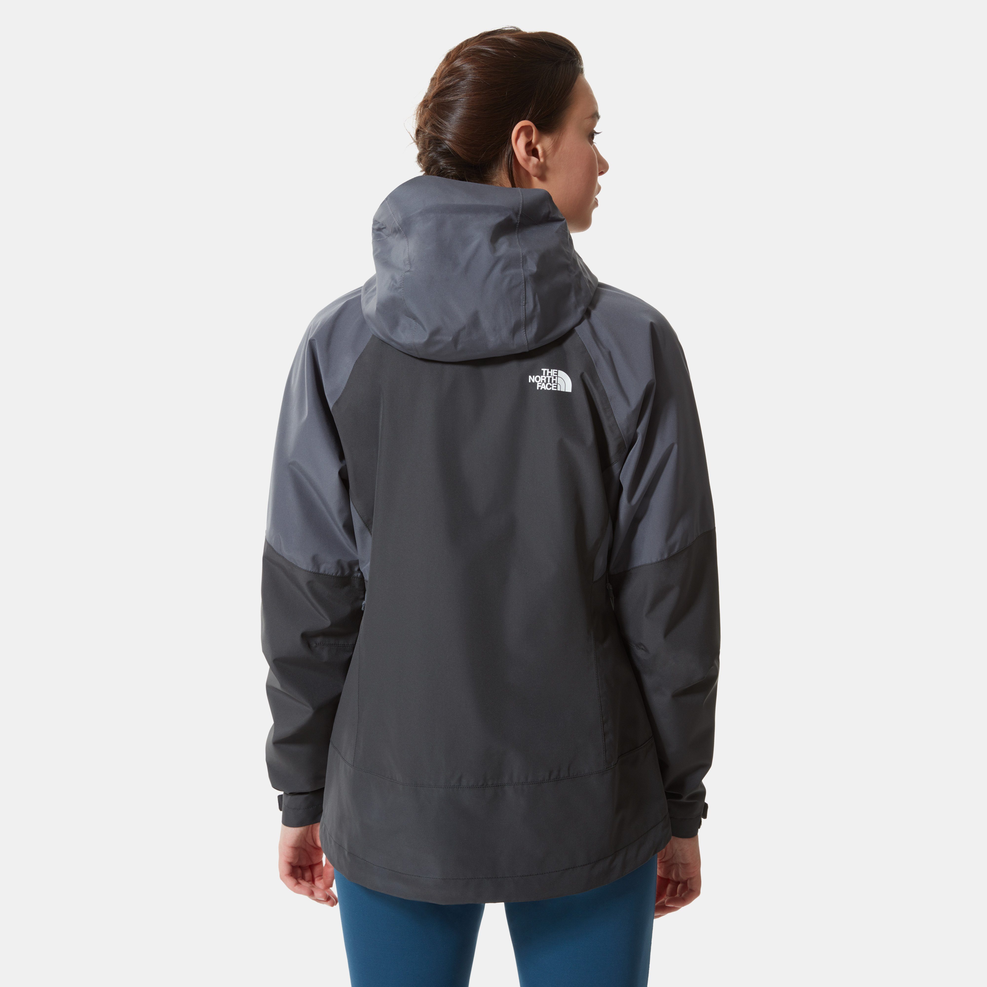 The North Face Funktionsjacke W grey mit DYNAMIC JKT DIABLO Logodruck