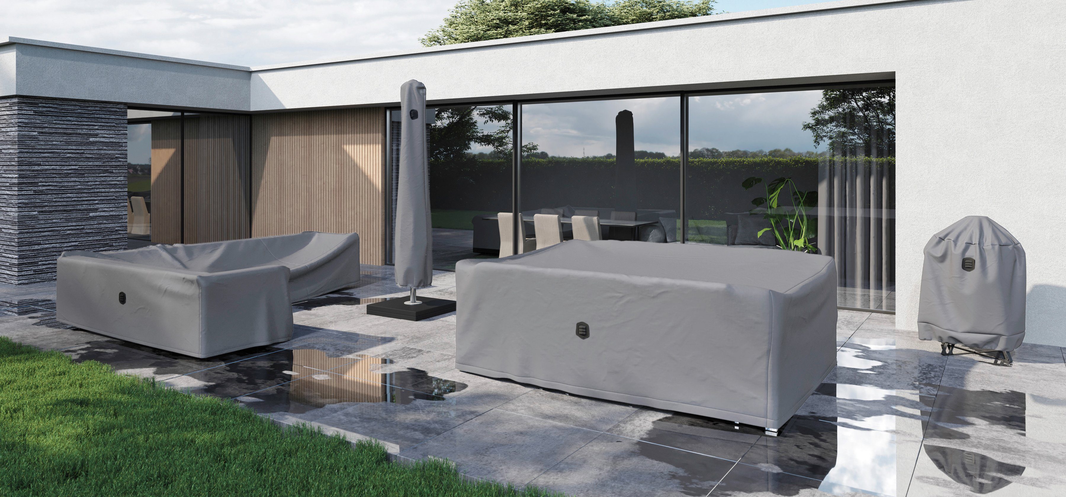 Siena Garden Gartenmöbel-Schutzhülle AquaShield, Sitzgruppenhülle 200x150x100 cm