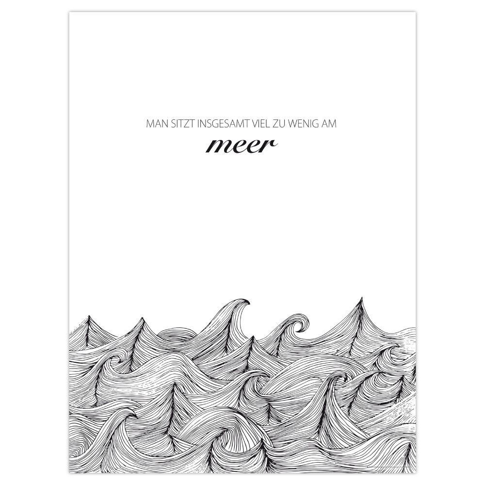 Poster Meer Kunstdruck 30 x 40 cm