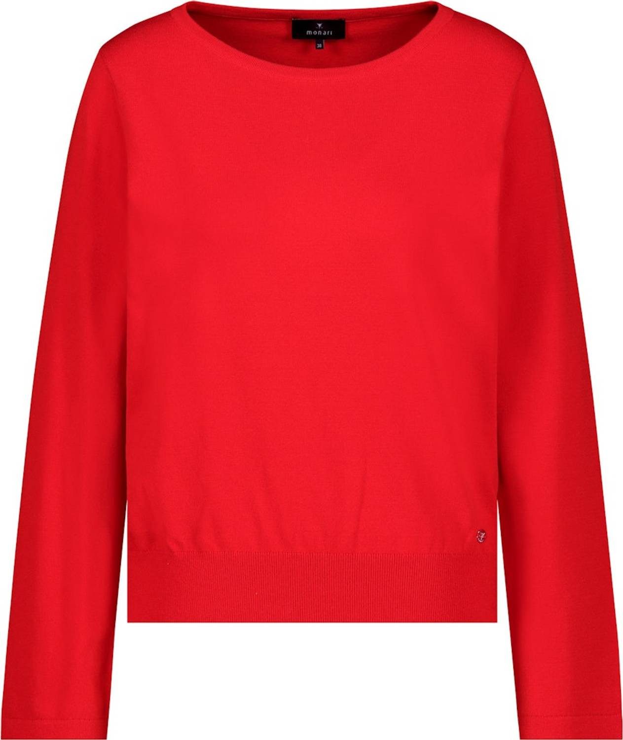 Monari Rundhalspullover 410413 Viskose-Strickpullover günstig online kaufen