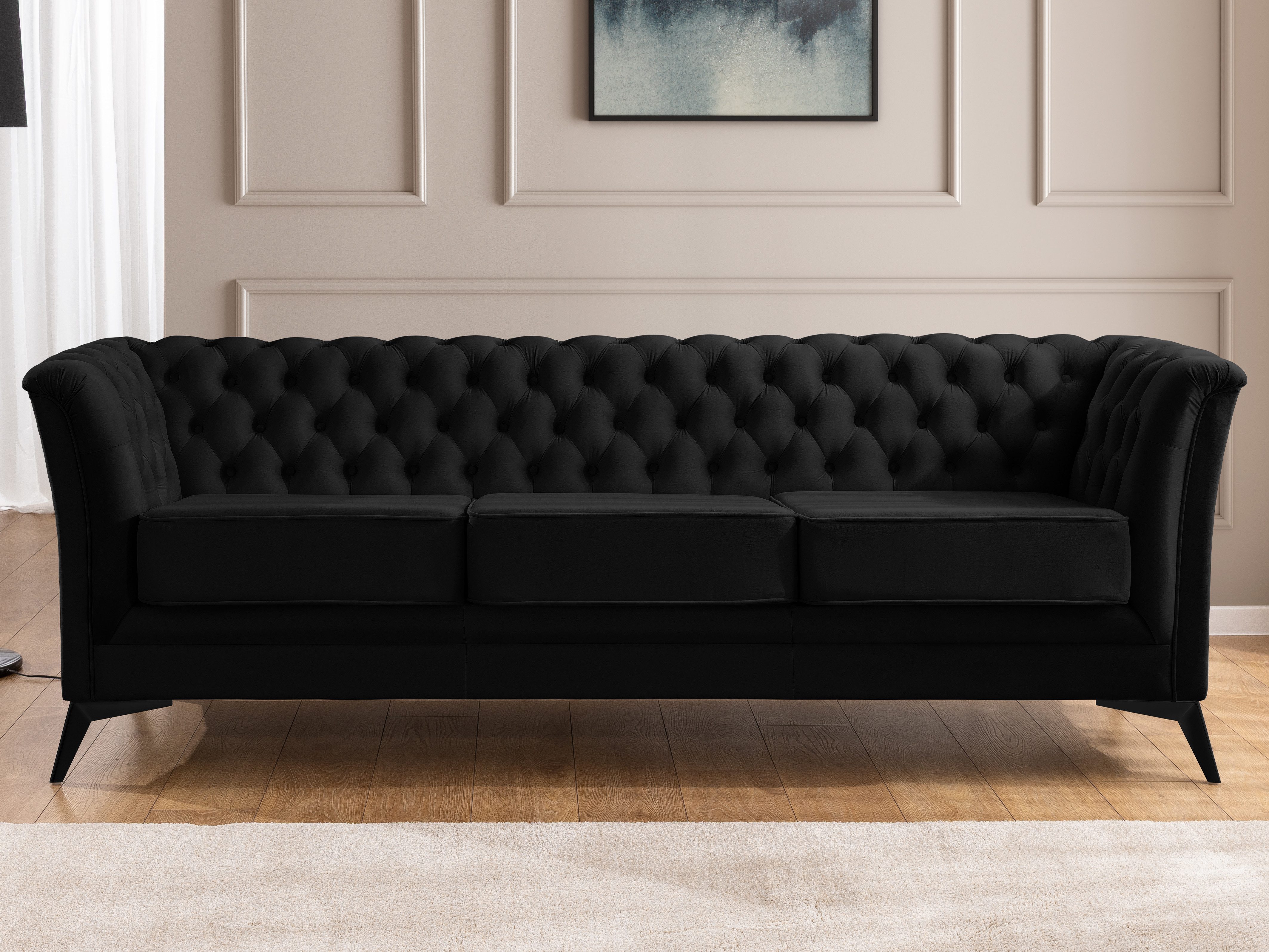 S-Style Möbel Chesterfield-Sofa Whitby, 3-Sitzer aus günstig online kaufen