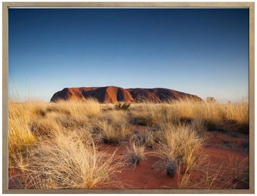 Wall-Art Poster Ayers Rock Sonnenuntergang, Australien (1 St), Poster ohne Bilderrahmen