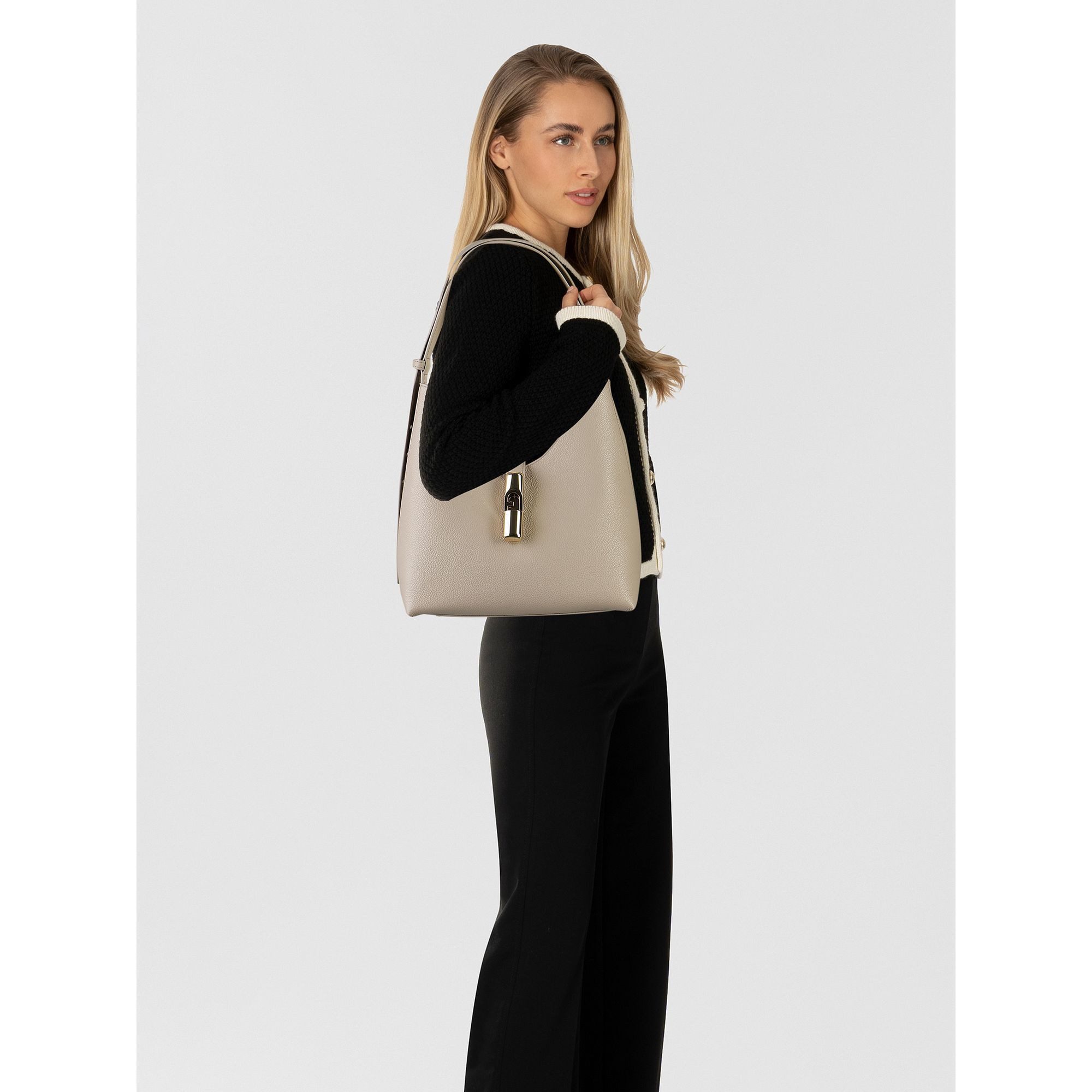 Furla Schultertasche Goccia, Leder