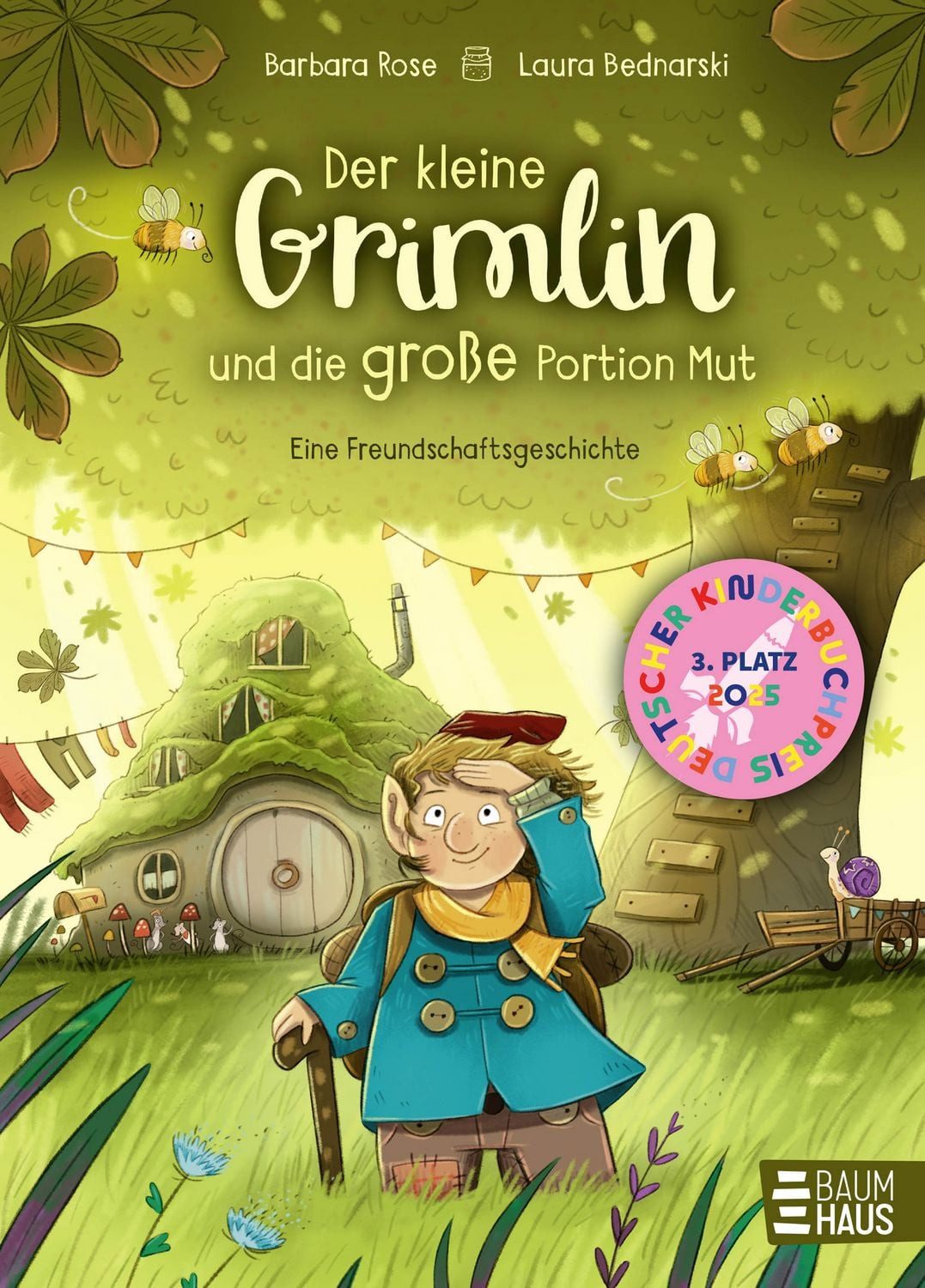 Der kleine Grimlin und die große Portion Mut - Eine Freundschaftsgesch / Barbara Rose, Deutscher Kinderbuchpreis 2025: Platz 3 / Herzerwärmende Geschichte ab 5 Jahren über einen mutigen kleinen Wichtel