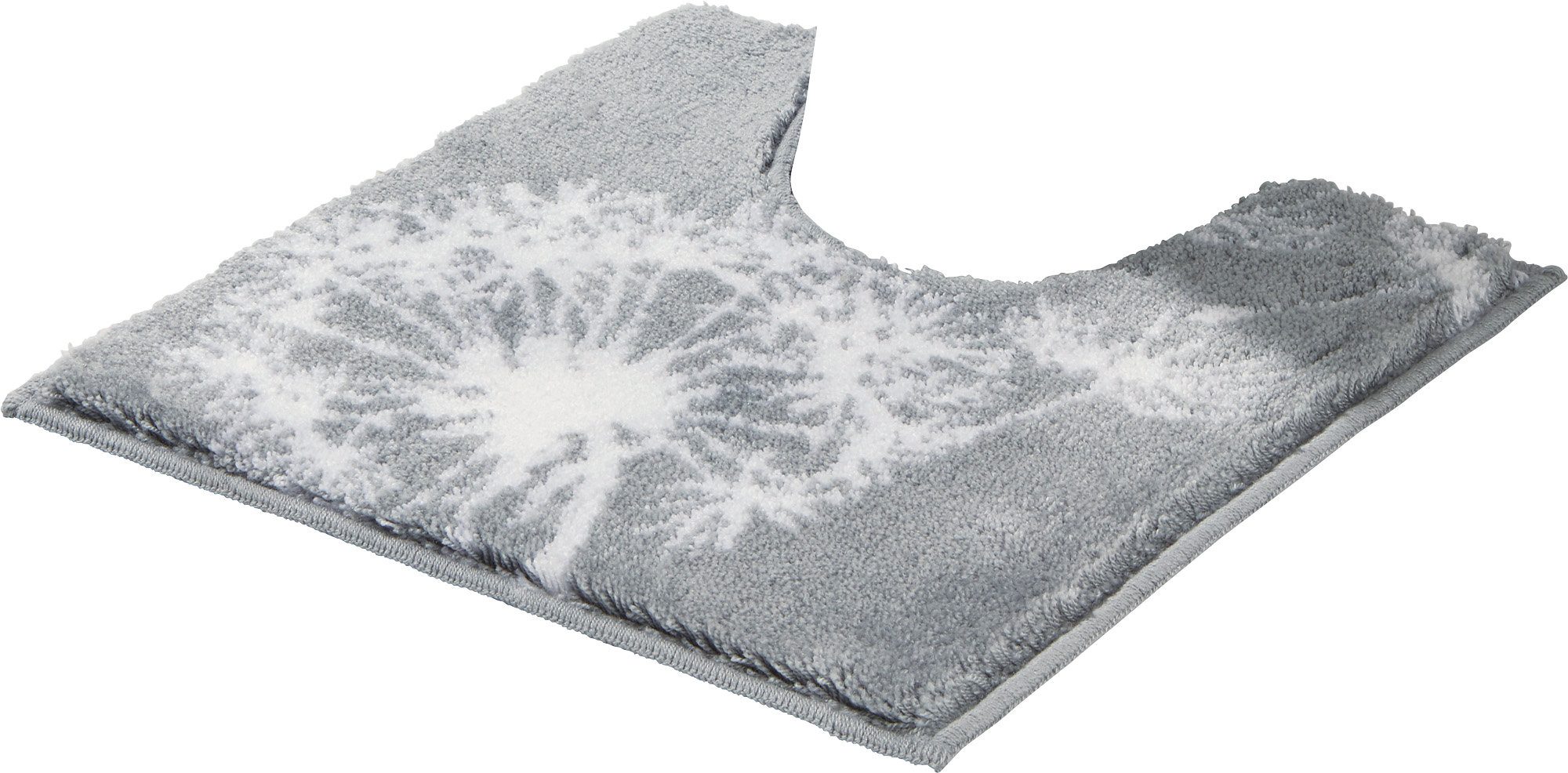 Erwin Müller Badematte WC-Umrandung "Prasonisi", Höhe 20 mm, eckig, Blumen günstig online kaufen