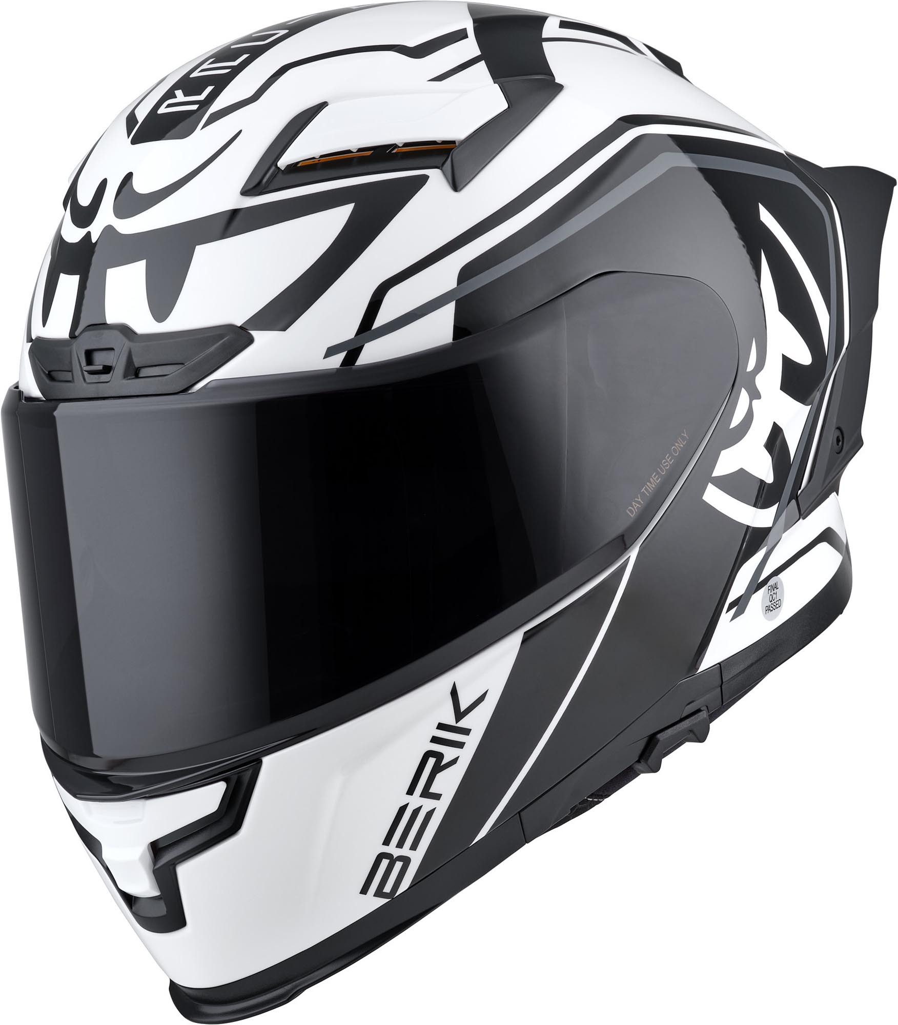 Berik Motorradhelm FF871 Mapuro Helm, vorbereitet für Kommunikationssystem,herausnehmbares Innenfutter