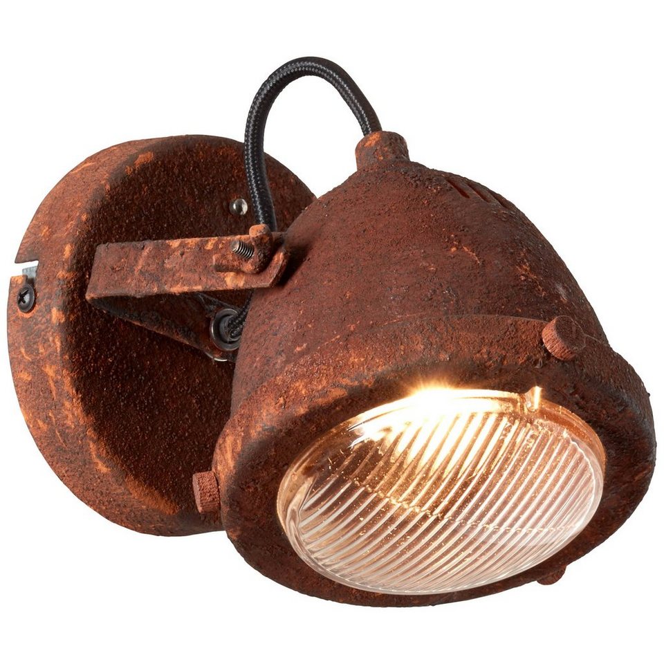 Brilliant Wandleuchte Carmen, 3000K, Lampe Carmen LED Wandspot rostfarbend  1x LED-PAR51, GU10, 5W LED-Ref