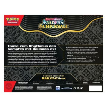 The Pokémon Company International Sammelkarte Pokémon Karmesin & Purpur Paldeas Schicksale - Premium-Kollektion, Bailonda-ex - deutsche Sprachausgabe