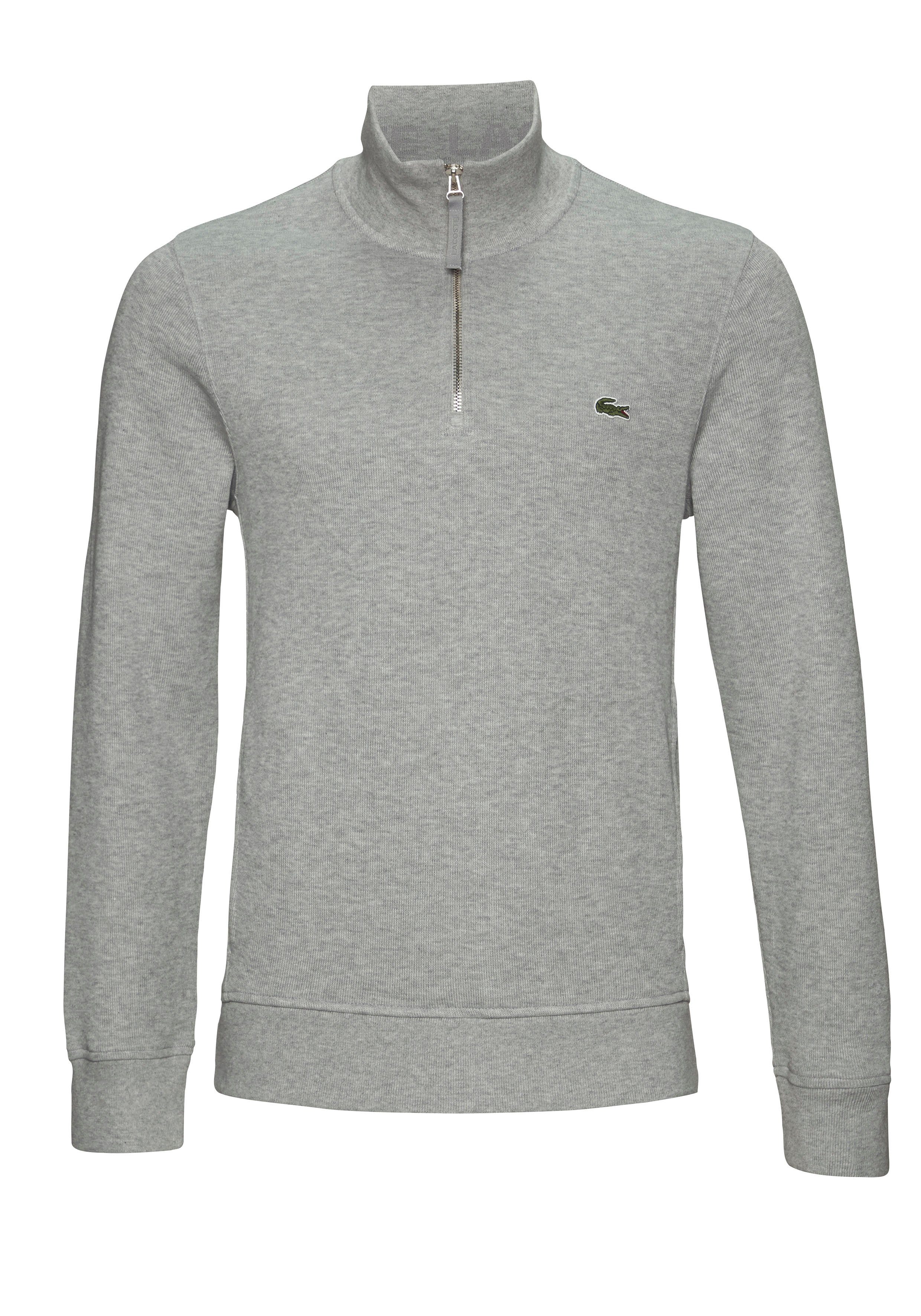 Lacoste Sweatshirt mit Troyerkragen, Kleines Markenlogo auf der Brust  online kaufen | OTTO