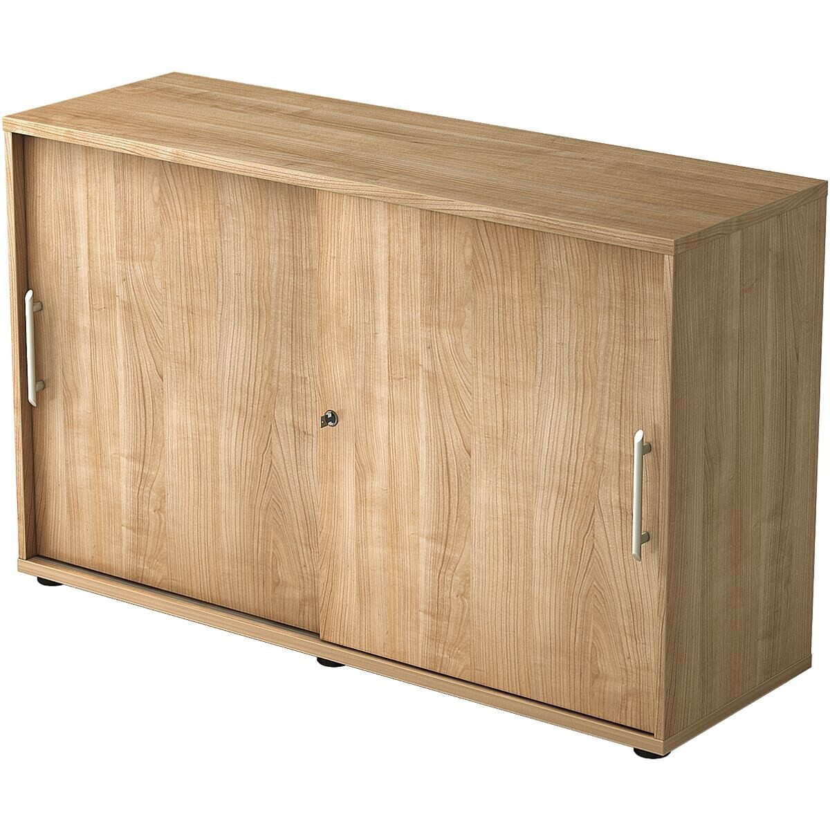 HAMMERBACHER Schiebetürenschrank J-Line Relinggriffe aus Kunststoff, stapelbar (bis 6 Ordnerhöhen)