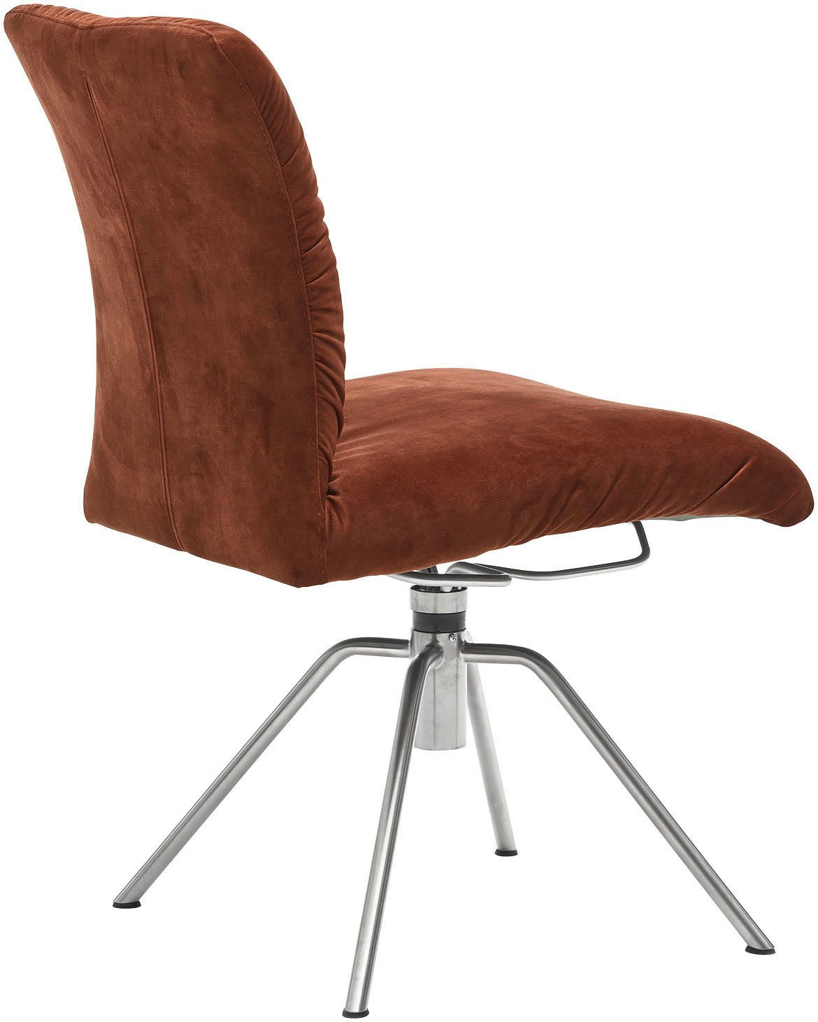 Musterring Polsterstuhl Helmond 6600 (Set, 2 St), Gestell Edelstahl, drehbar, besonders leger gepolster, ohne Armlehne