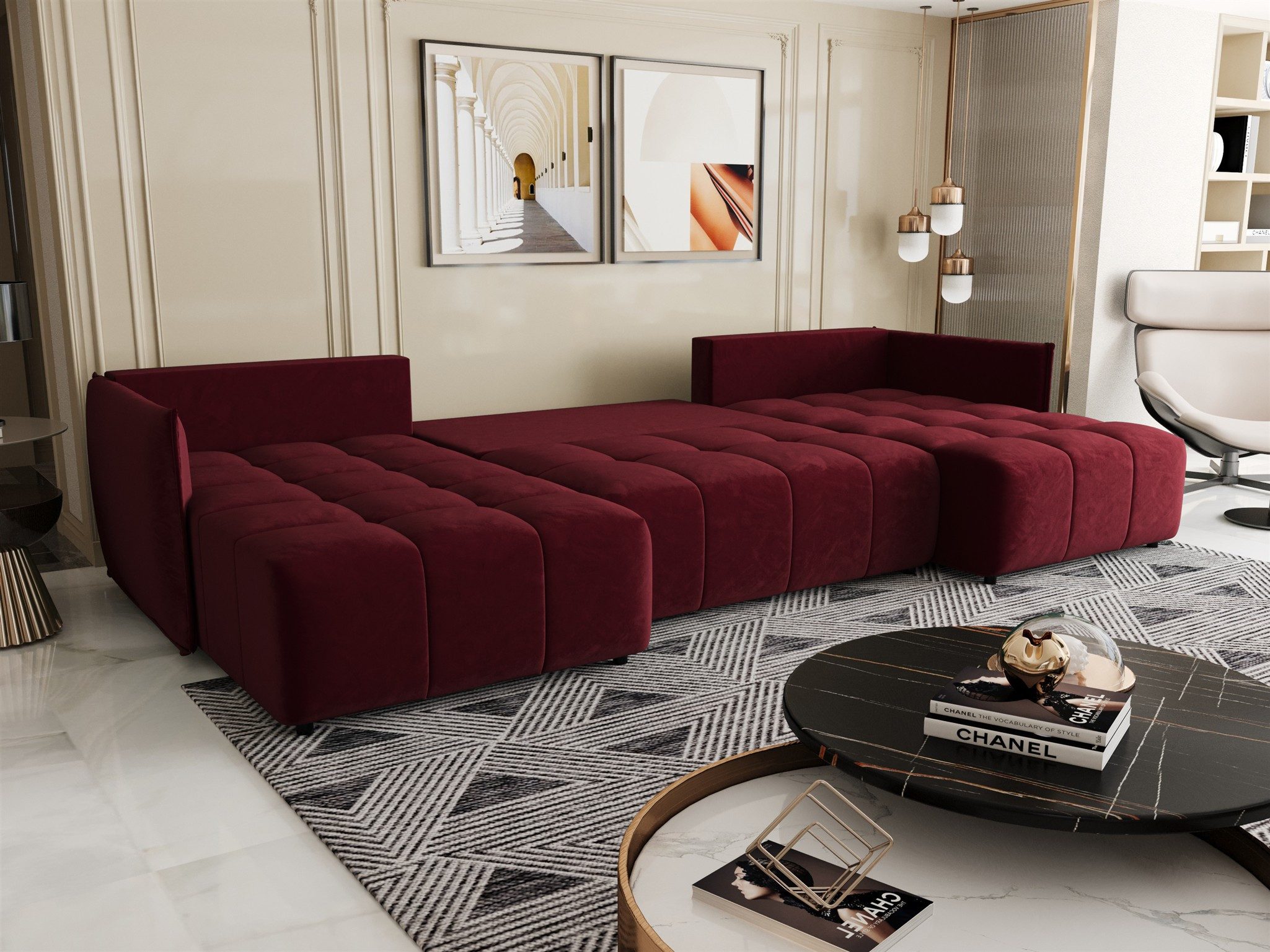 Fun Möbel Wohnlandschaft Sofa TREVISO in günstig online kaufen