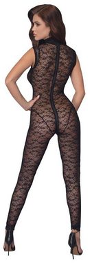 Cottelli Collection Bodystocking Transparenter Spitzen-Overall Bodystocking- schwarz