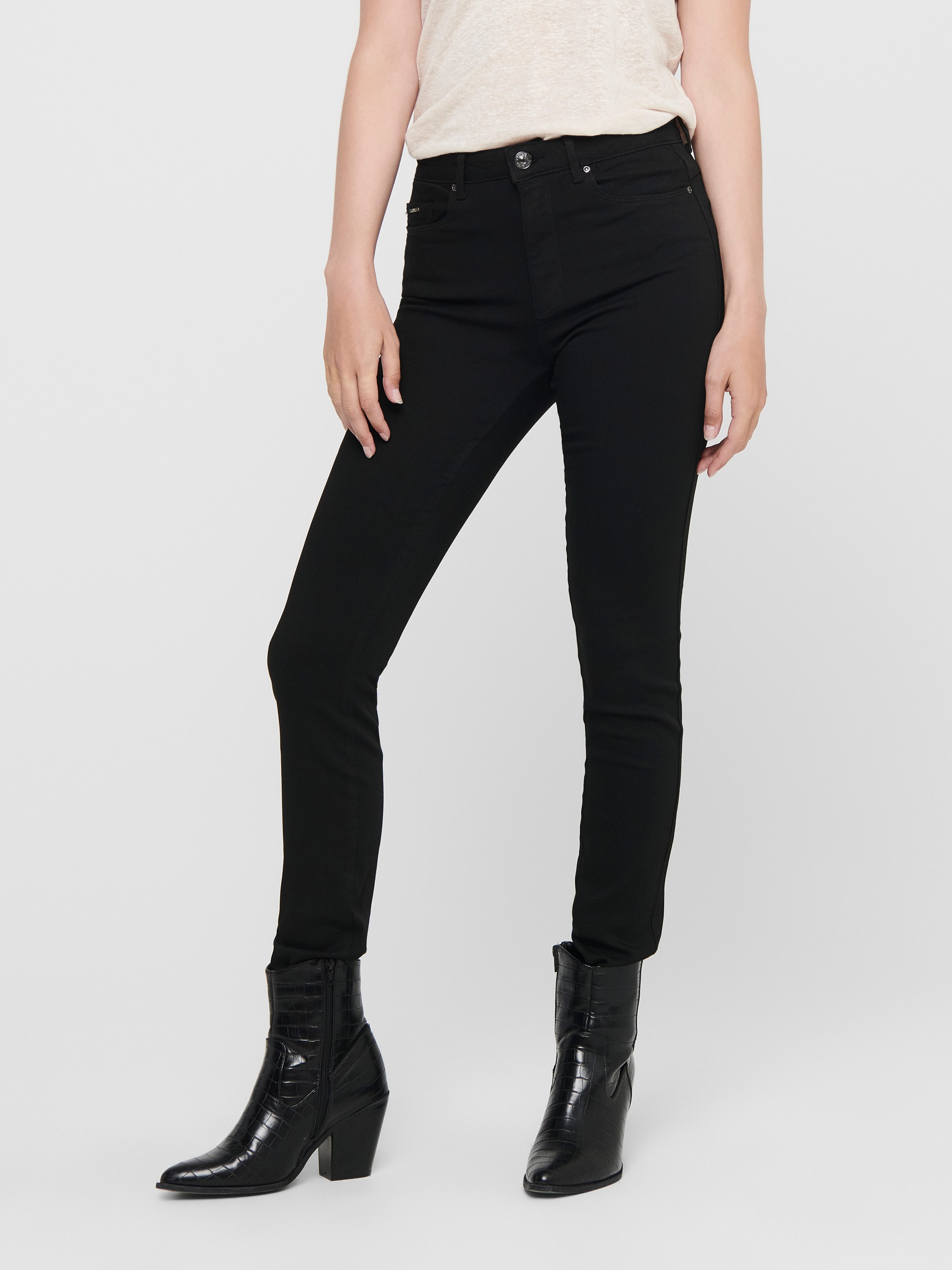 ONLY Skinny-fit-Jeans ONLFOREVER BLACK LIFE HW SK SOO796C NOOS