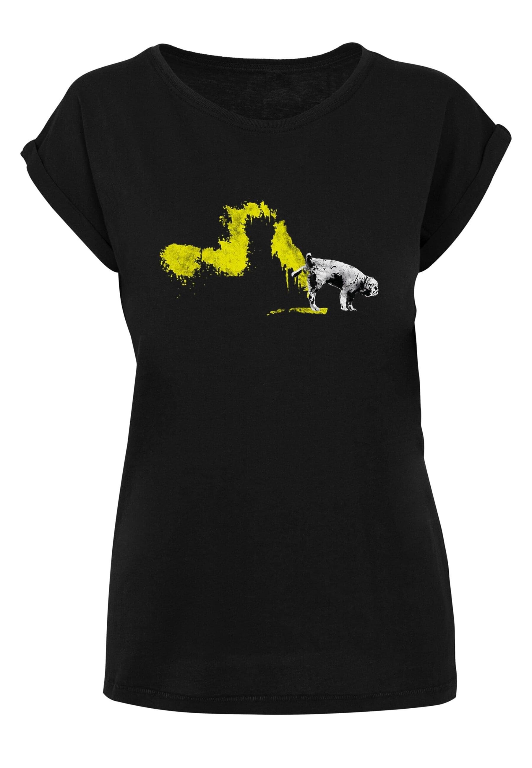 Merchcode T-Shirt Damen Ladies Wizz Dog T-Shirt (1-tlg) black | T-Shirts