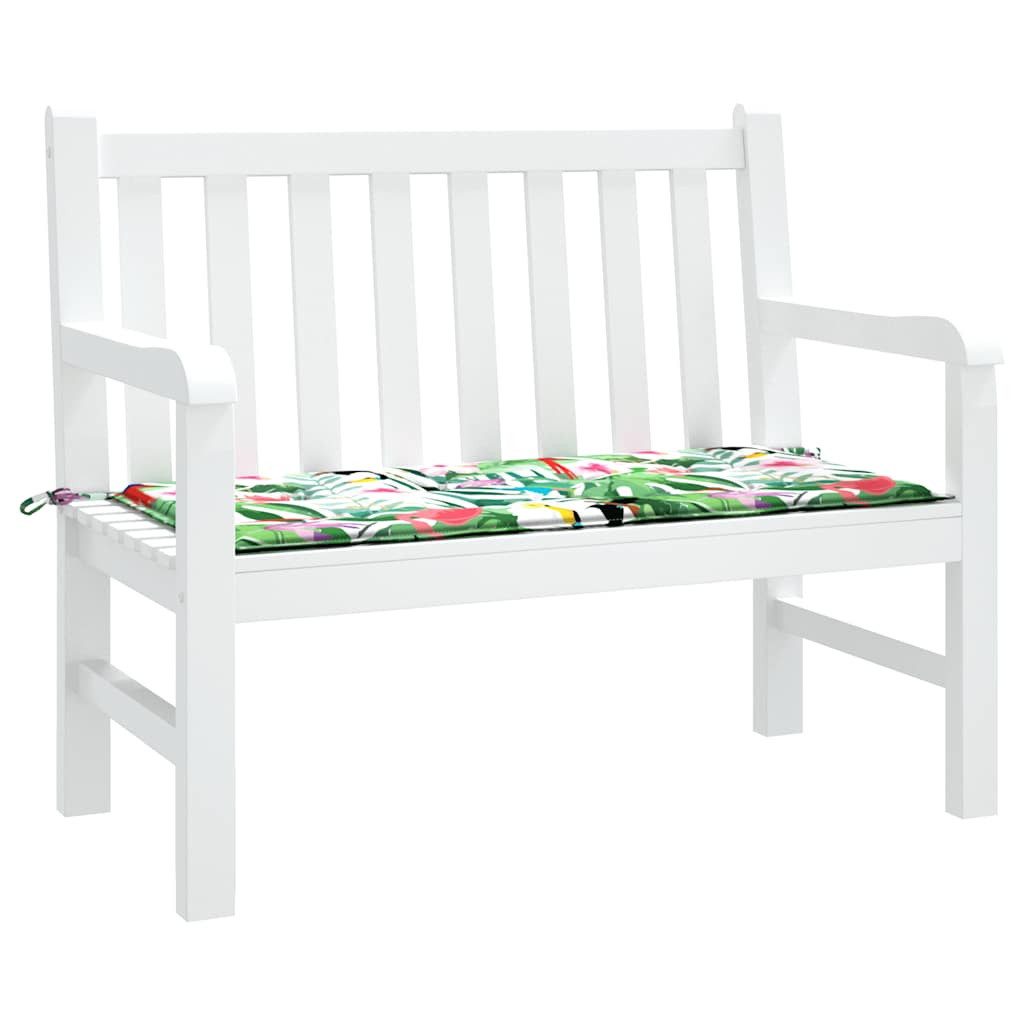 vidaXL Sitzauflage Gartenbank-Auflage Mehrfarbig 100x50x4 cm günstig online kaufen