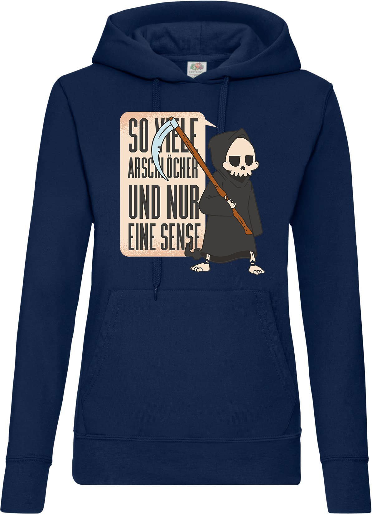 Kapuzenpullover Nur eine Sense Damen Hoodie Pullover