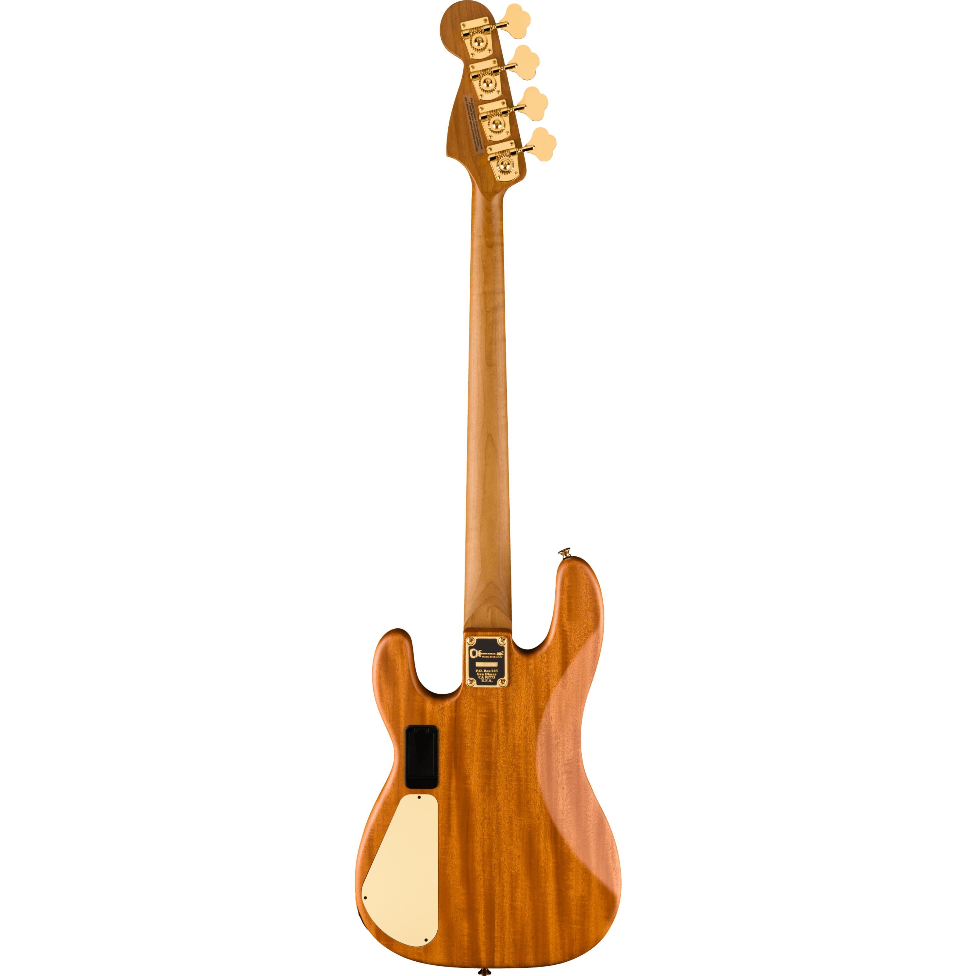 Charvel E-Bass, E-Bässe, 4-Saiter E-Bässe, Pro-Mod San Dimas Bass PJ IV CM Natural Mahogany - E-Bass