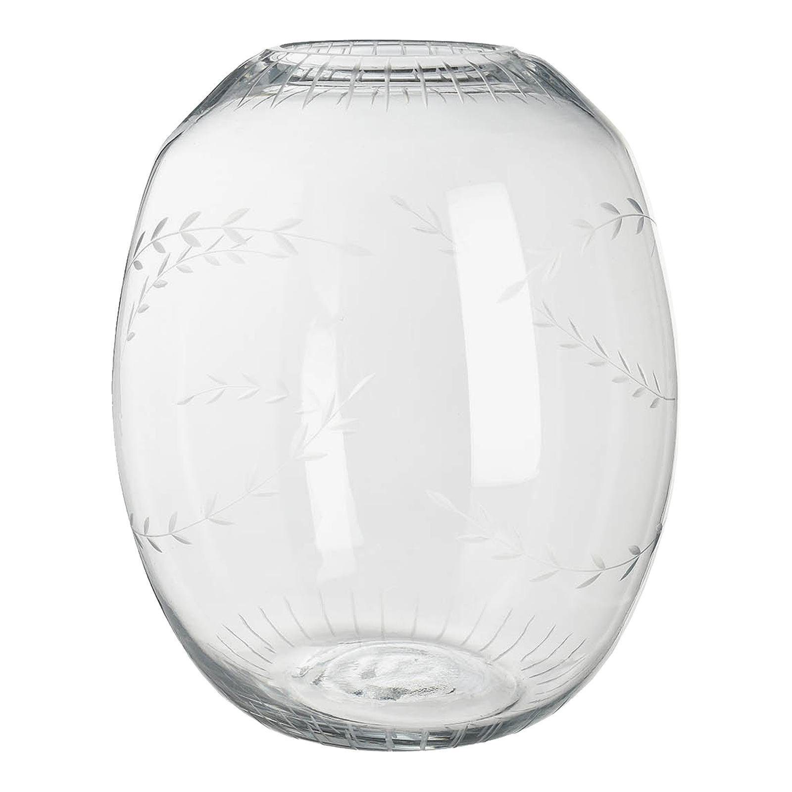 Depot Dekovase Vase Yola (Packung, 1 Stück Vase), aus Glas, Ø 22 Zentimeter, H 26 Zentimeter