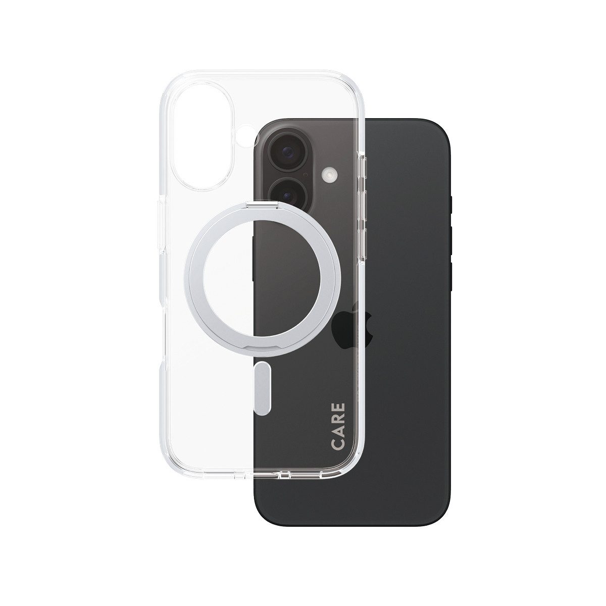 CARE by PanzerGlass Handyhülle Kickstand Case für Apple iPhone 16, Backcover, Schutzhülle, Handyschutzhülle, Case, Schutzcase, stoßfest