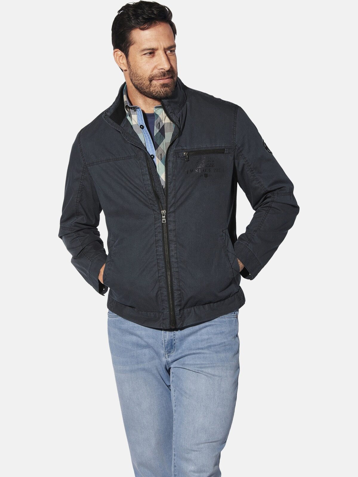 Jan Vanderstorm Outdoorjacke STRUDAR mit Wascheffekt günstig online kaufen