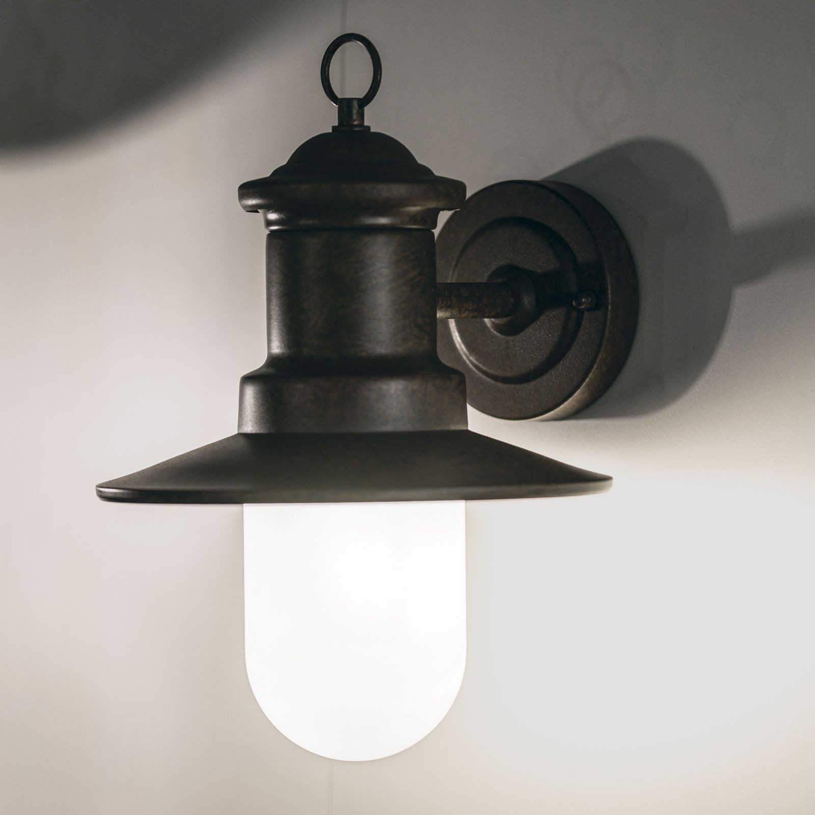 Orion Leuchten Lampenschirm Ersatzglas Lampenschirm Gewinde Ø 100 mm Weiß Glänzend