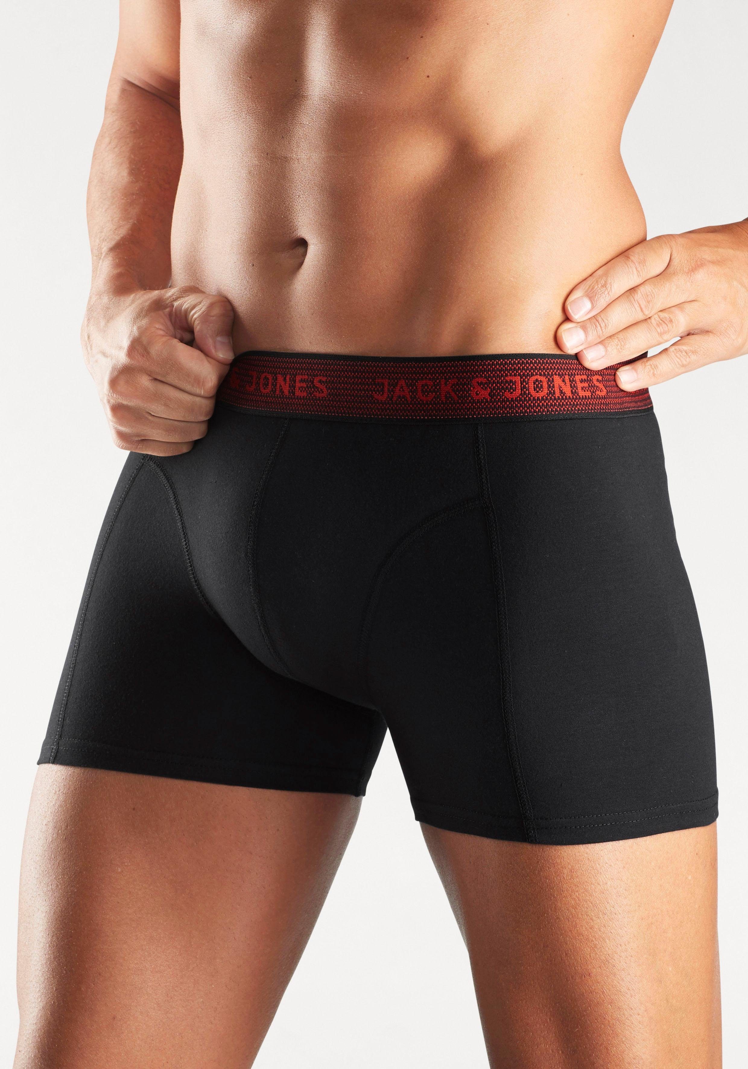 Jack & Jones Boxer Mix Trunks 1 Waistband 3-St) JAC (Packung