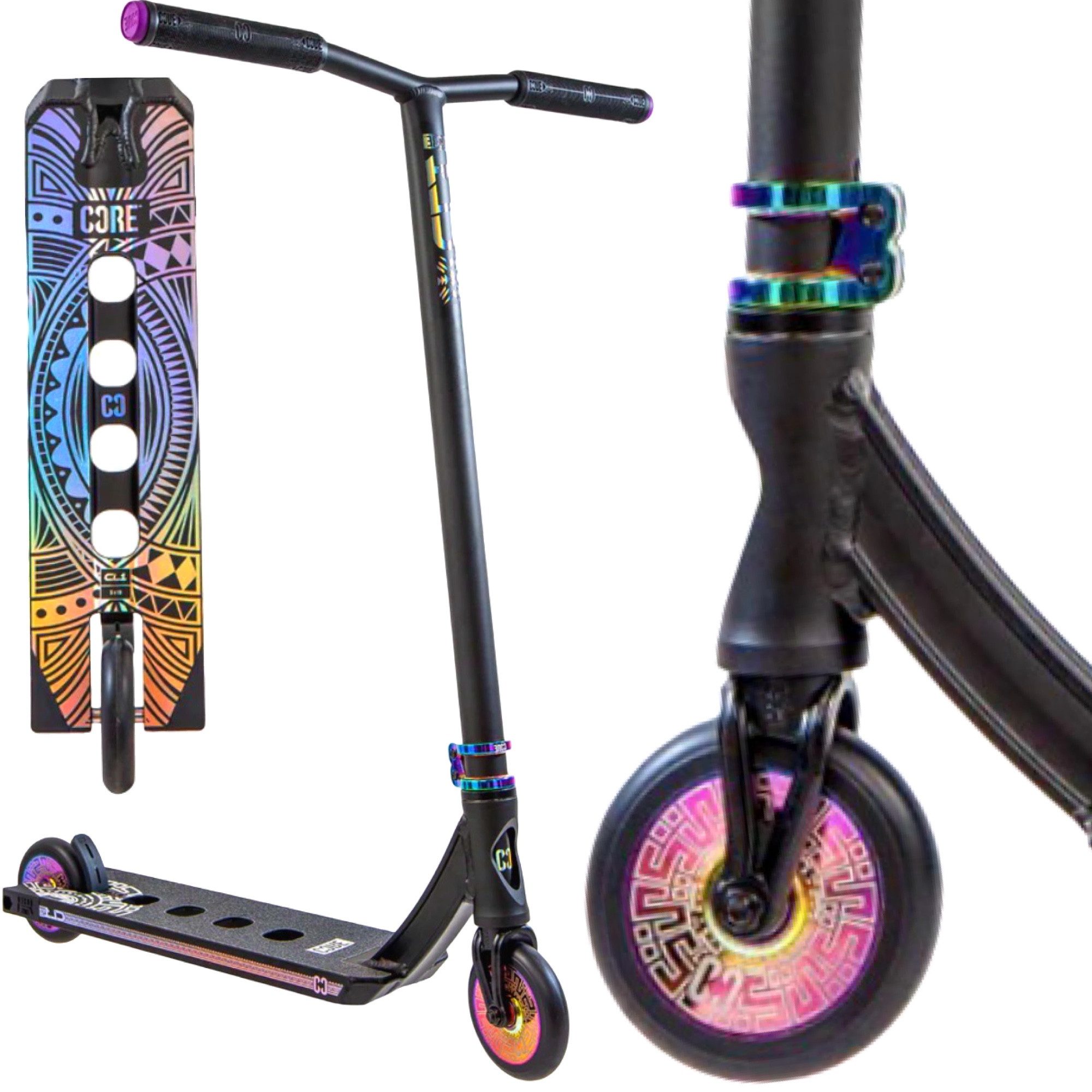 Stuntscooter CORE CL1 Stunt-Scooter Park H=86cm Neochrome