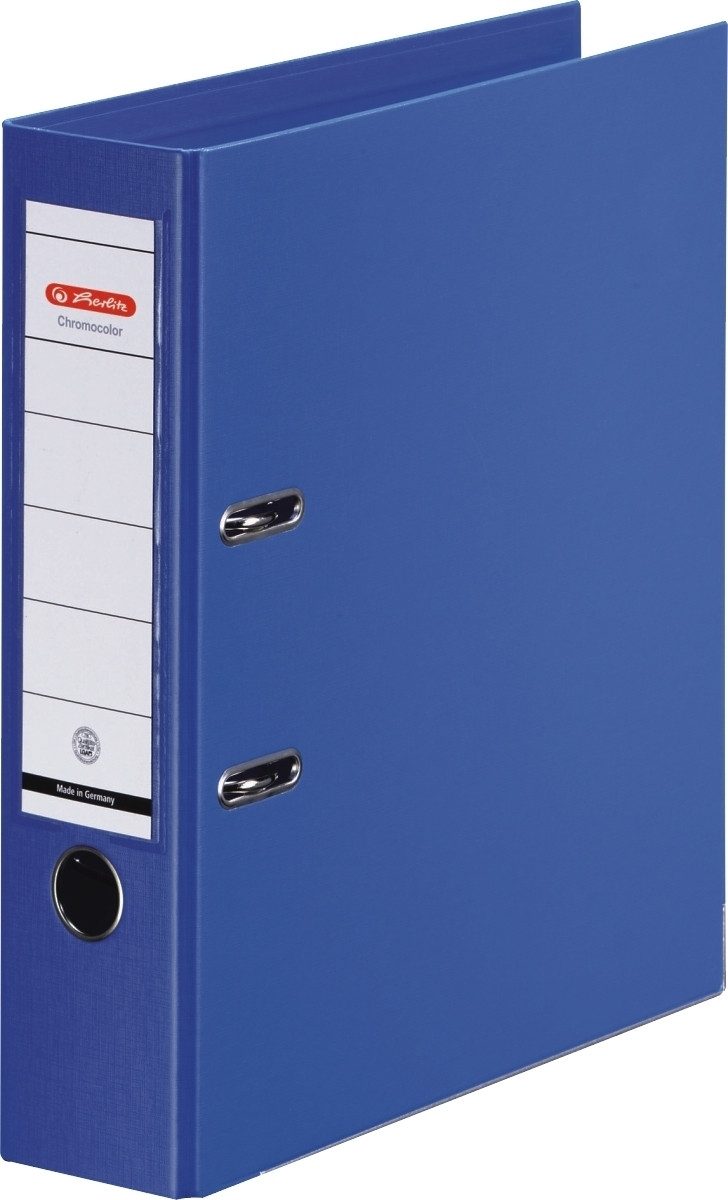Herlitz Aktenordner Ordner Kunststoff A4 maX.file protect plus 80mm blau