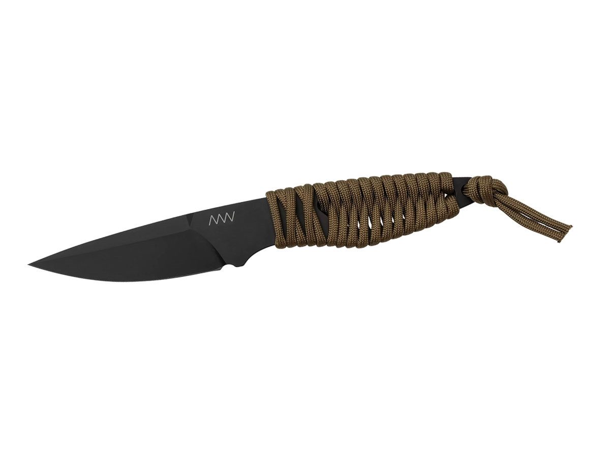 ACTA NON VERBA KNIVEs Taschenmesser Acta Non Verba P100 Cerakote Coyote Paracord ANVP100-040