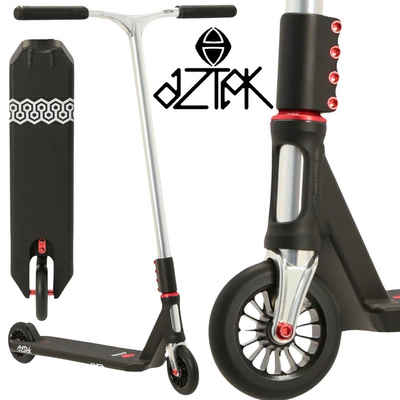 Aztek Stuntscooter Aztek Corsa Complete Stunt Scooter H=85cm Schwarz/Silber