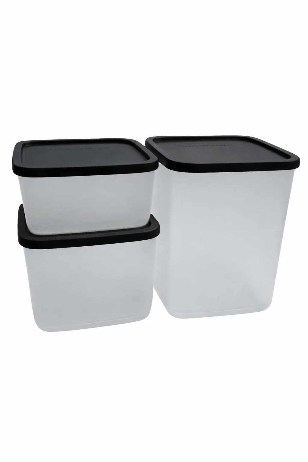 TUPPERWARE Vorratsdose Tupperware Cubix Set 650ml, 1l & 1,8l