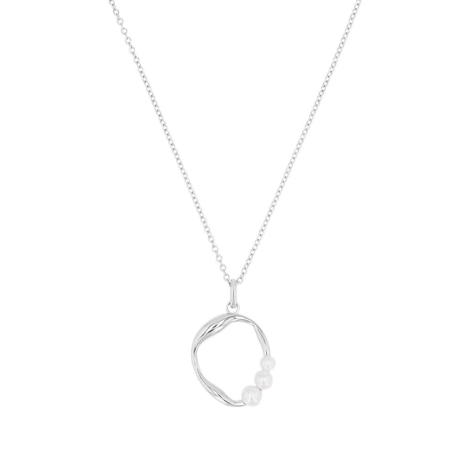 TOM TAILOR Kette mit Anhänger Schmuck Geschenk Silber 925, mit Süßwasserzuchtperle