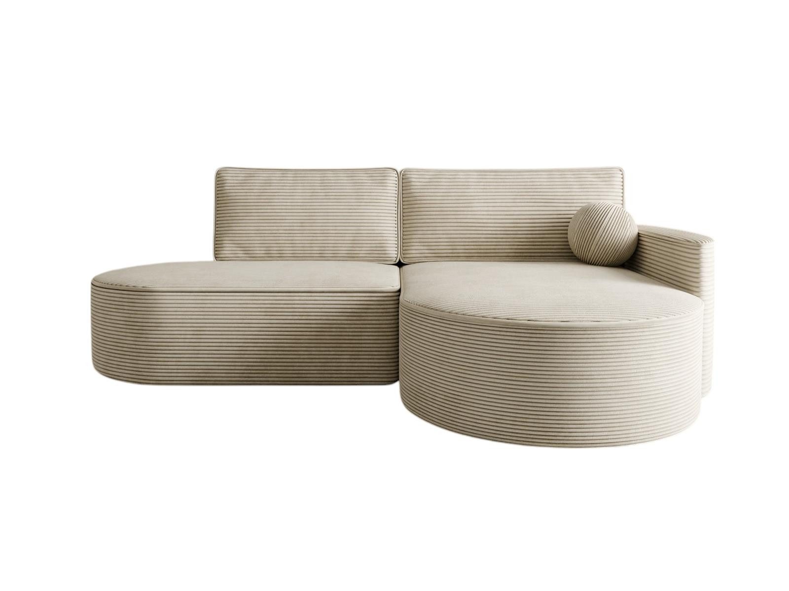 Compleo Ecksofa L MORENO, Designer Couch günstig online kaufen