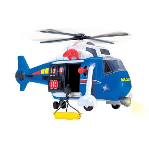 Dickie Toys Spielzeug-Hubschrauber, mit drehbarem Rotor, Licht und Sound
