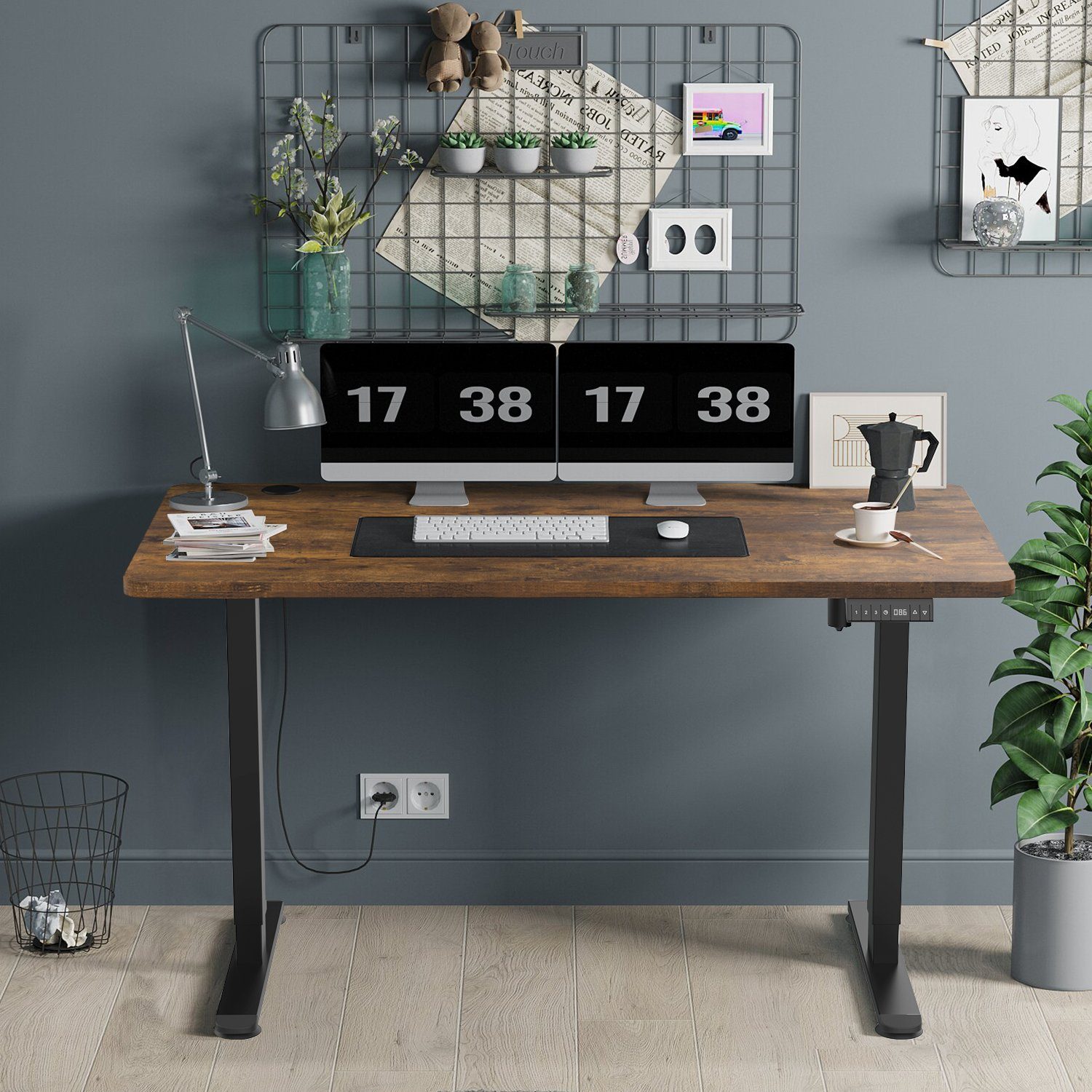 HOMALL Schreibtisch Höhenverstellbarer Elektrisch Schreibtisch mit günstig online kaufen