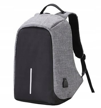 Retoo Laptoprucksack Laptoptasche Laptop Rucksack Wasserbeständig Rucksäcke Schulrucksack (Set, Rucksack mit integriertem USB-Kabel, Kunststoffverpackungen), Bequemes Laden, Langlebig, Sicher, Komfortabel, Kapazität