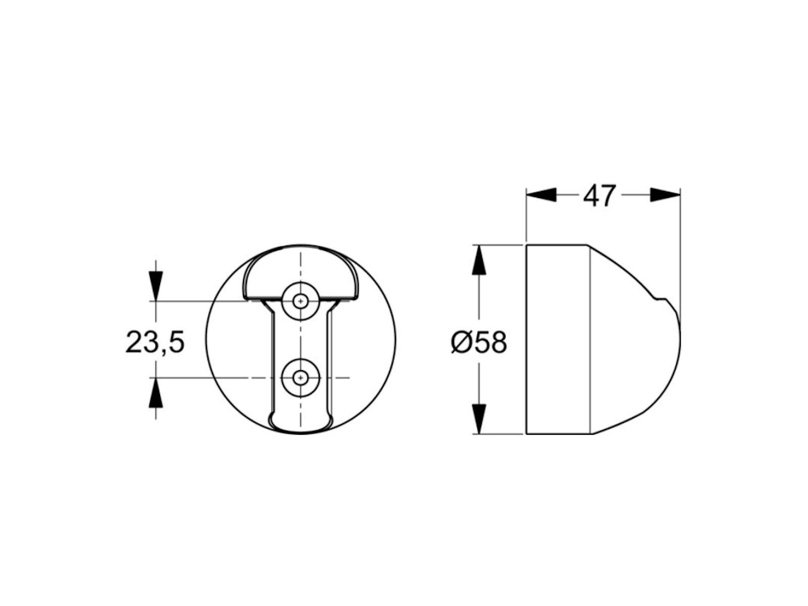 Ideal Standard Brausehalter Idealrain Brausehalter fix chrom - B9467AA