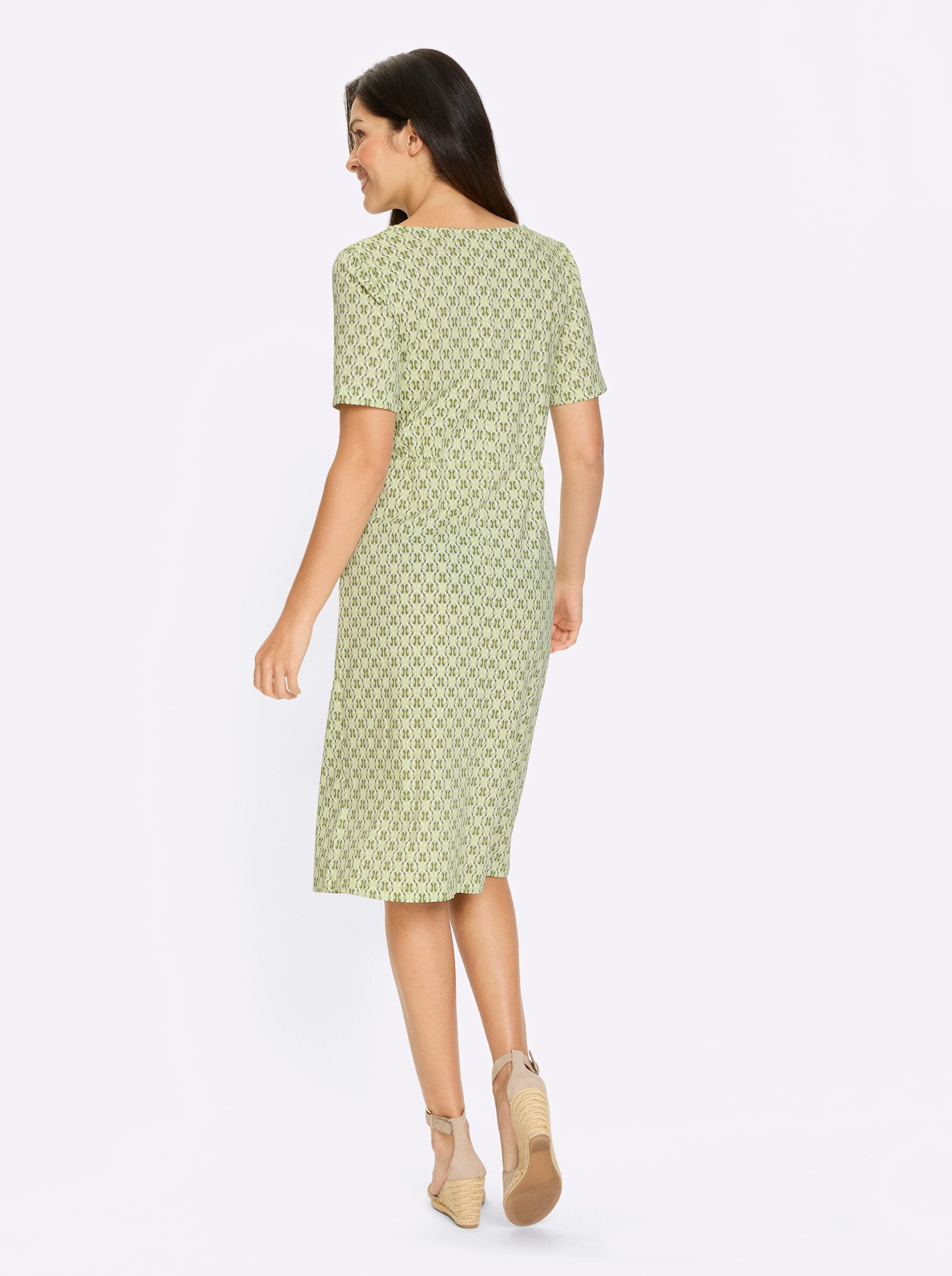 Sieh an! Jerseykleid Jersey-Kleid Kurzarm