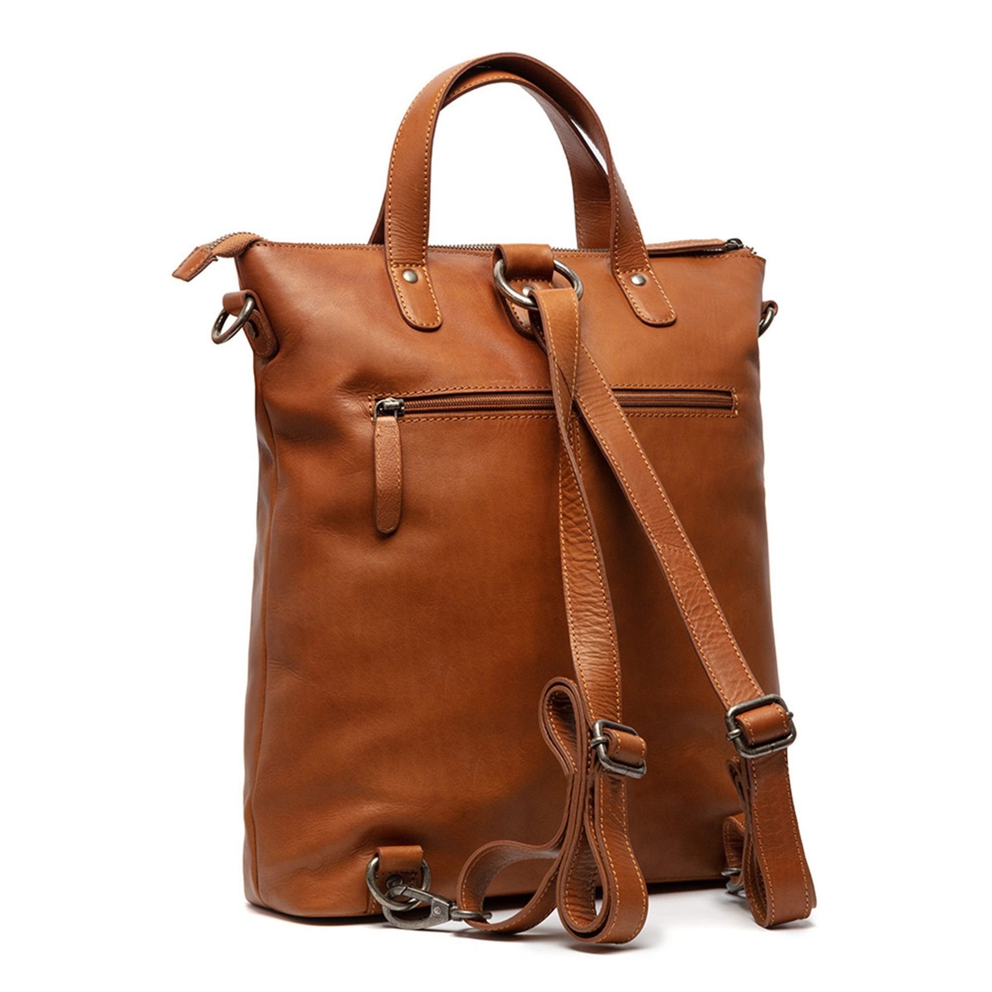 The Chesterfield Brand cognac Leder Pull Wax Up, Rucksack