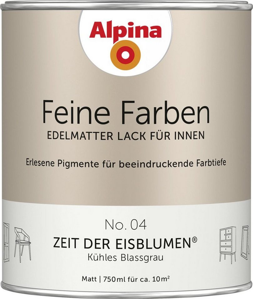 Thumbnail - Alpina Wandfarbe Alpina Feine Farben Lack No. 04 Zeit der Eisblumen
