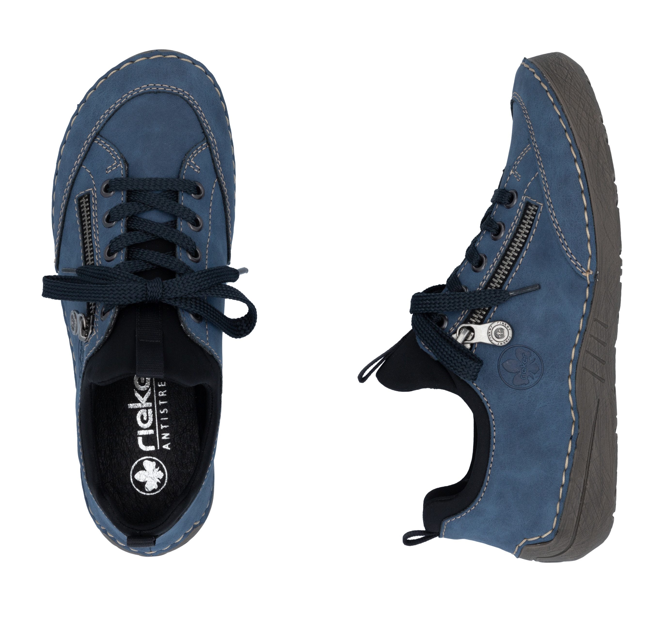 Rieker Slip-On Sneaker Slipper, Schlupfschuh, mit elastischem Einschlupf