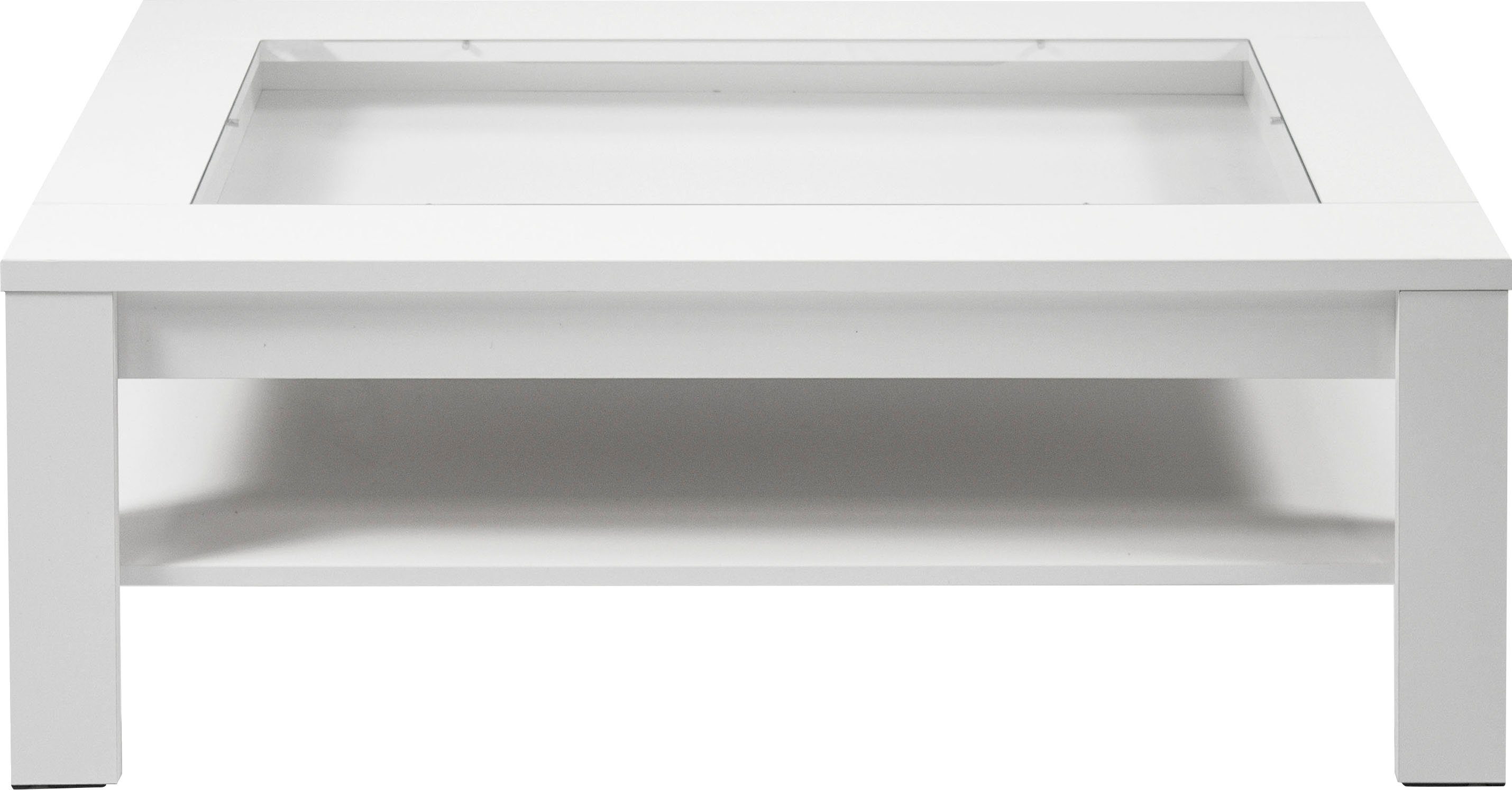 byLIVING Couchtisch Ralph, Breite 110 cm, mit Glaseinsatz und Schubkasten günstig online kaufen