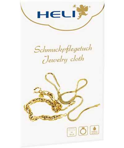 HELI Schmuck Geschenk Schmuckpflege Schmuckputztuch Pflegetuch (Baumwolle, 30, 1-tlg., mit Zirkonia (synth)