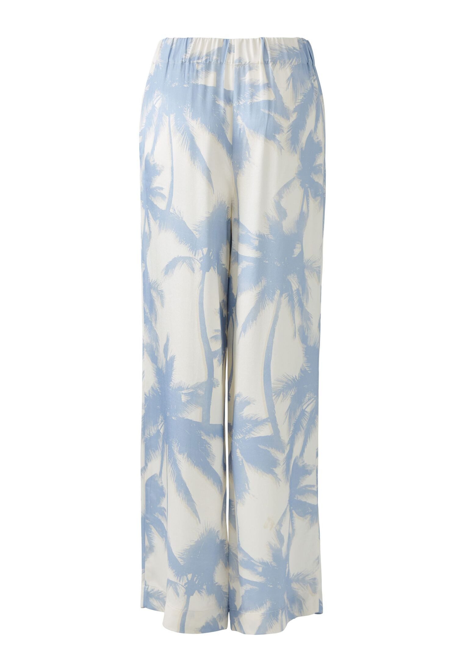 Oui Stoffhose Palazzohose Viskosesatin